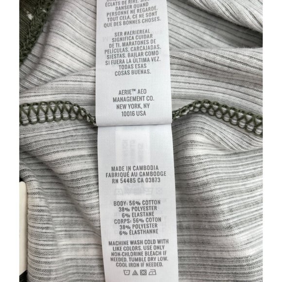 NWT AERIE HIGH WAIST CROPPED KICK FLARE PANT~Hi-Rise~Boho~Retro~Short~Ankle~L - Picture 8 of 9